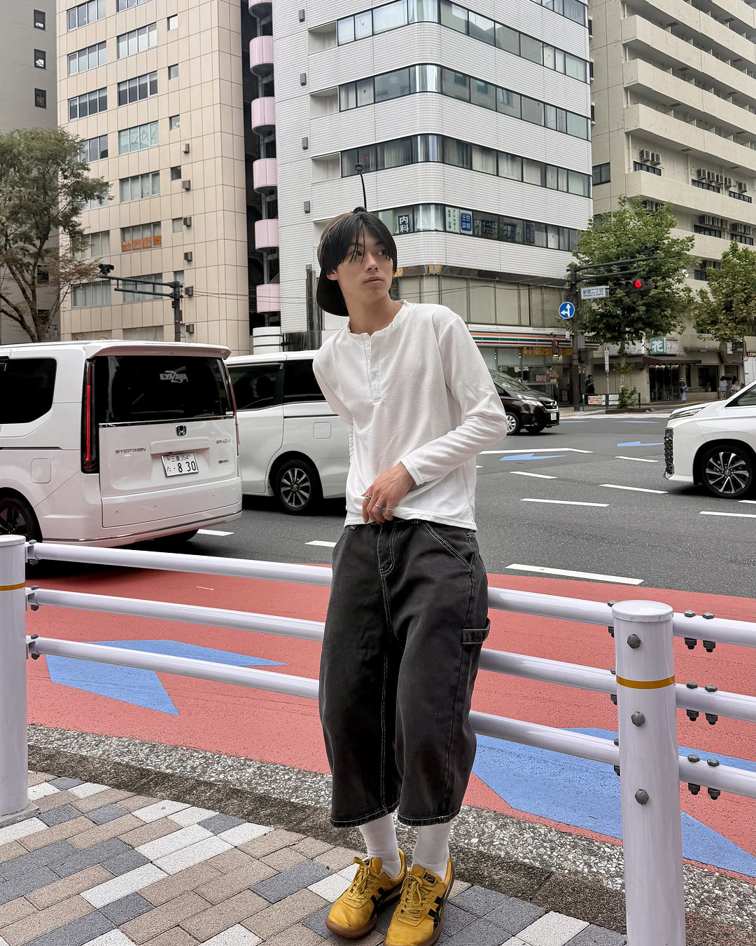 スマートフィットヘンリーネックT UT0022