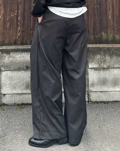 2タックドレープワイドスラックス PA0048