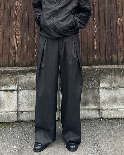 2タックドレープワイドスラックス PA0048