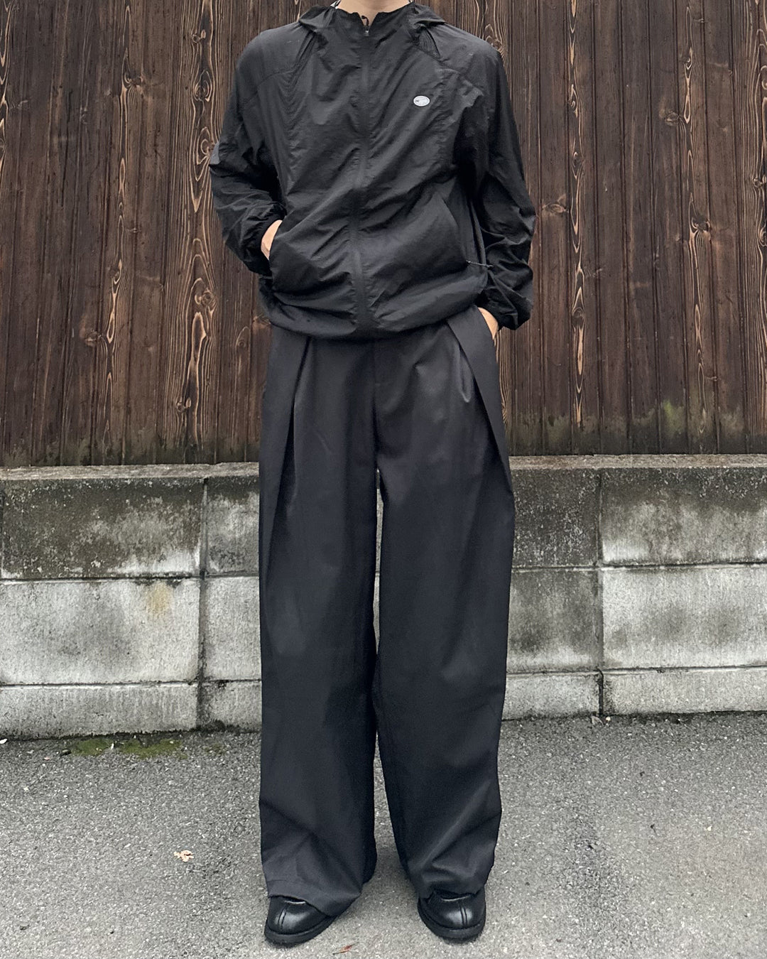 2タックドレープワイドスラックス PA0048