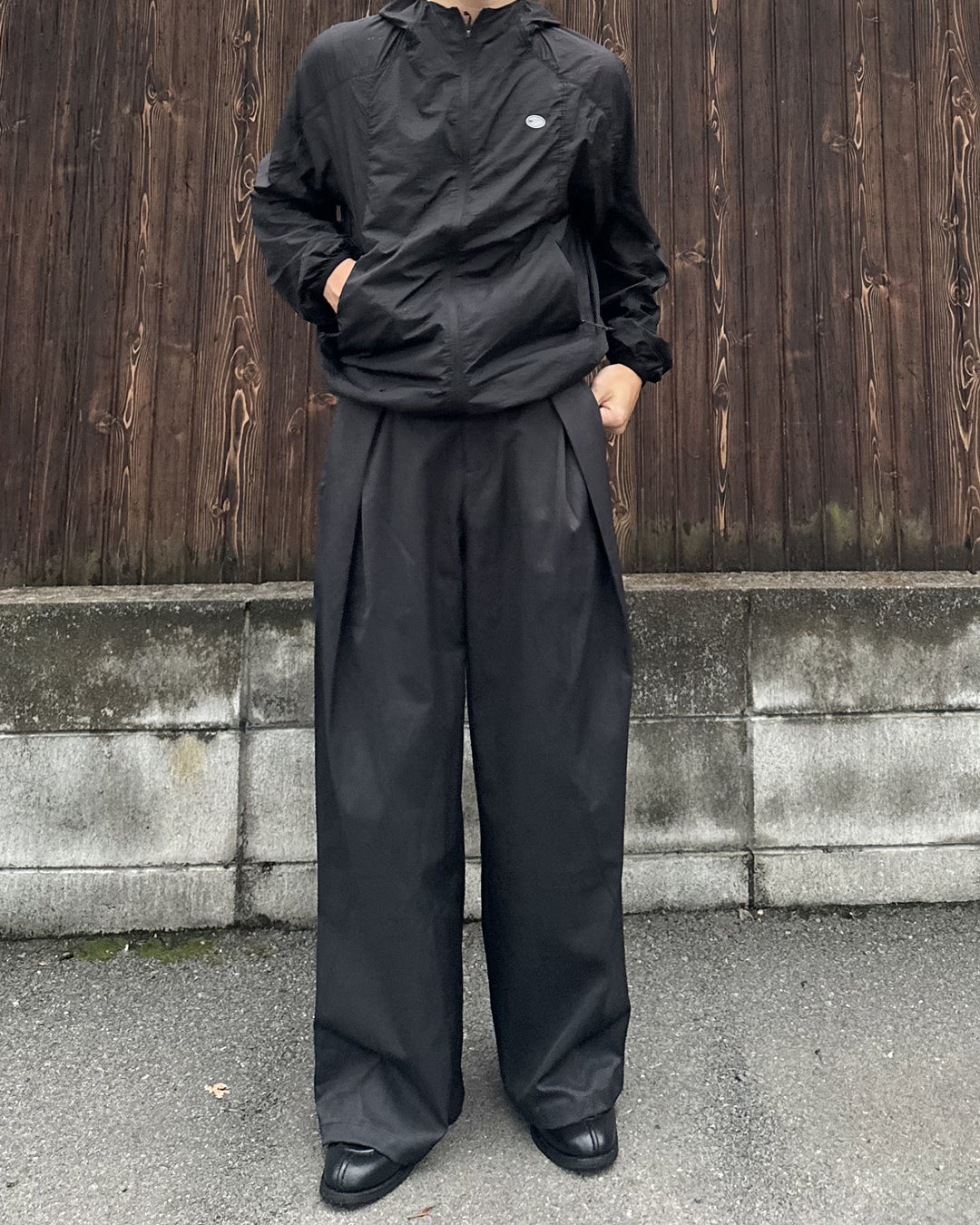 2タックドレープワイドスラックス PA0048