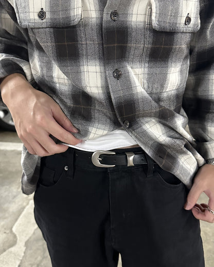 ベーシックレザーライクベルト PA0088