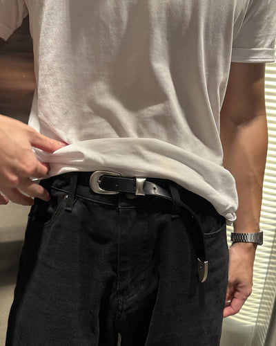 ベーシックレザーライクベルト PA0088