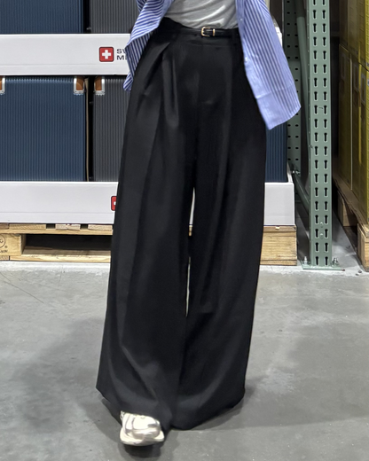 タックワイドパンツ PO0027