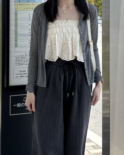 レースデザインストラッピートップ PO0035