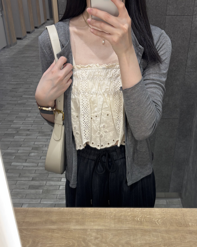 レースデザインストラッピートップ PO0035