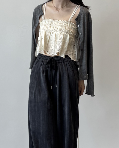 レースデザインストラッピートップ PO0035