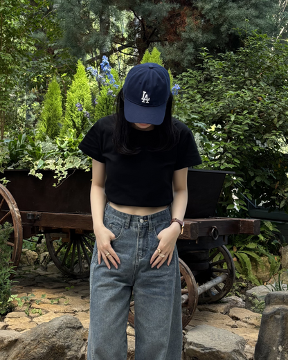 スリムフィットラウンドネックTシャツ PO0046