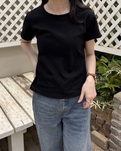 スリムフィットラウンドネックTシャツ PO0046