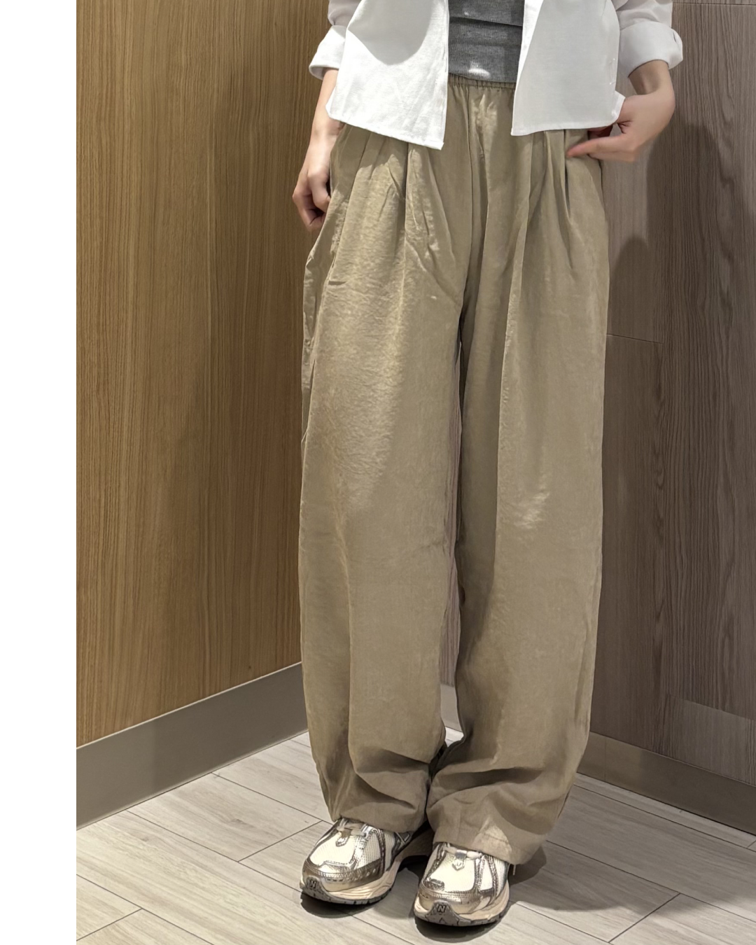 タックデザインストレートパンツ PO0055