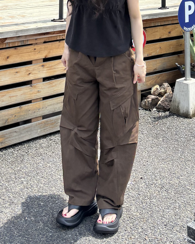 ワークワイドレッグパンツ PO0070