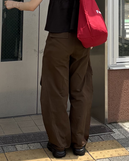 ワークワイドレッグパンツ PO0070