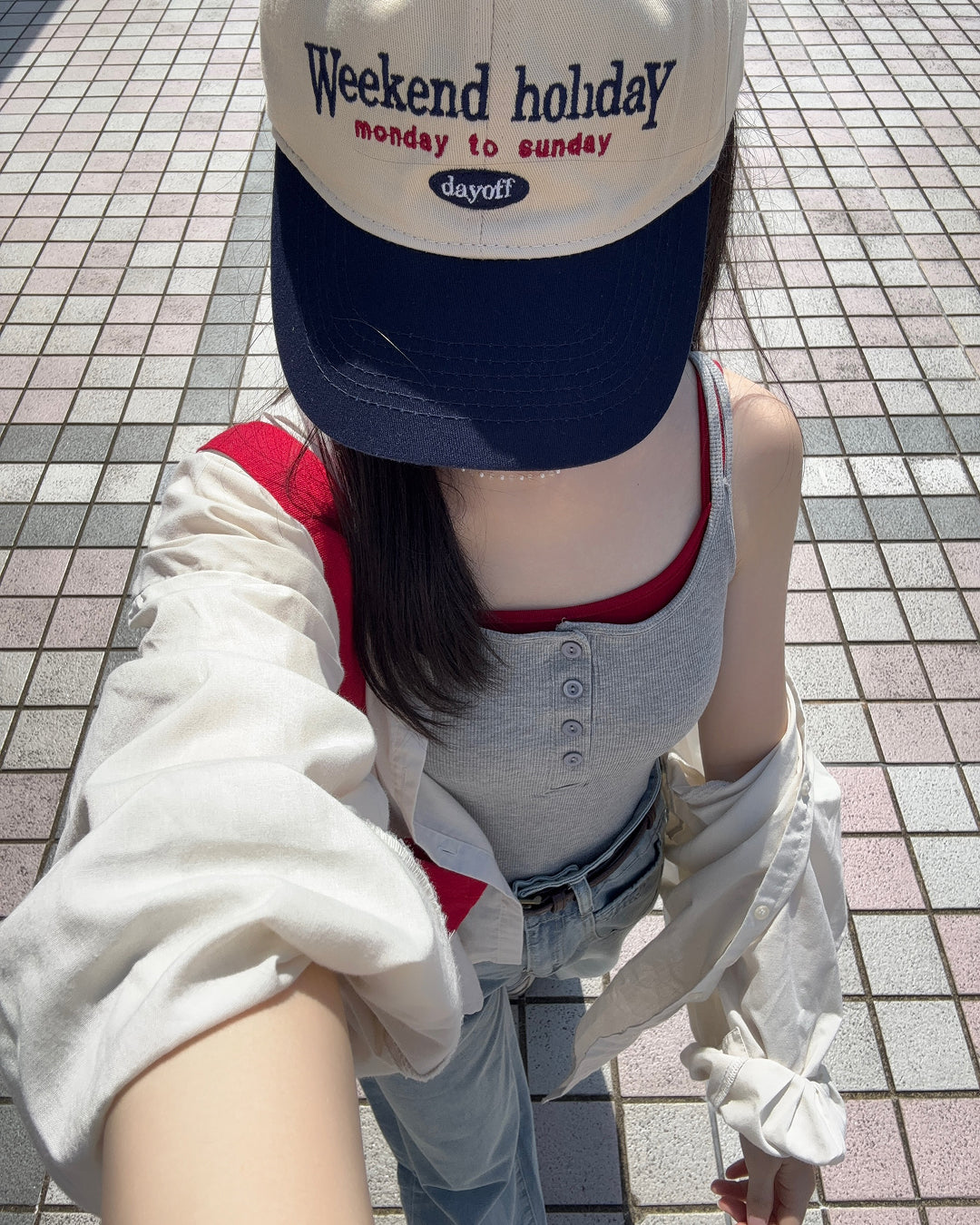 メッセージバイカラーキャップ PO0083