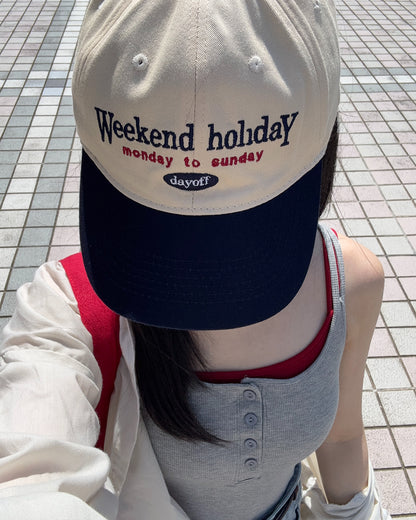 メッセージバイカラーキャップ PO0083