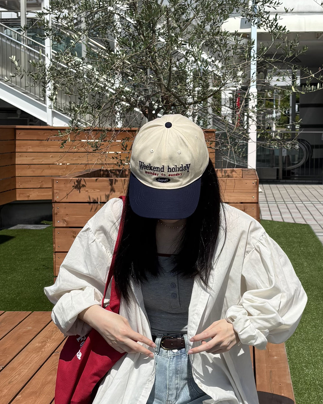 メッセージバイカラーキャップ PO0083