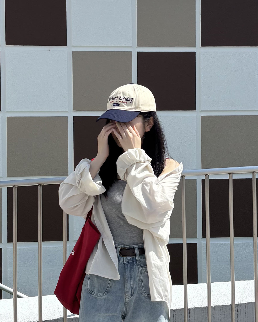 メッセージバイカラーキャップ PO0083