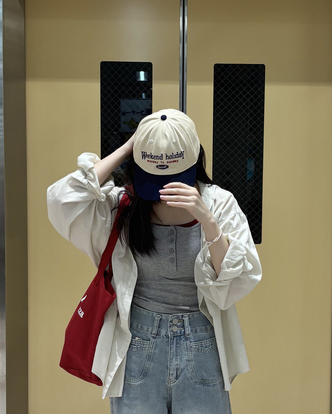 メッセージバイカラーキャップ PO0083