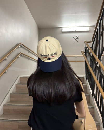 メッセージバイカラーキャップ PO0083