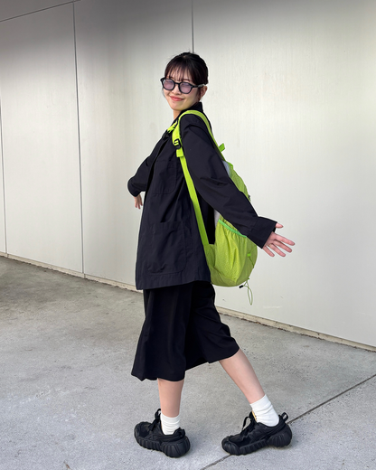 チェックスカーフ付きレイヤードパンツ PZ0026