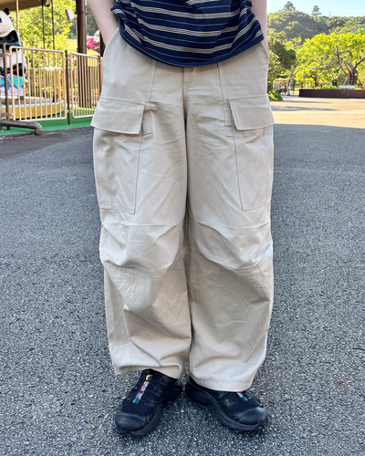 ビッグポケットワイドレッグパンツ PZ0050