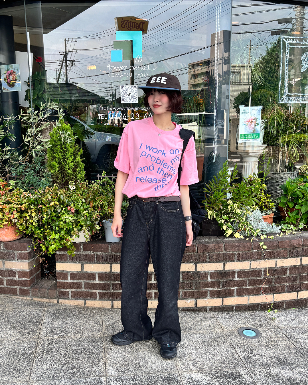 ヴィンテージブラックモップパンツ PZ0058