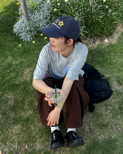 フルールグラフィックTシャツ PZ0107