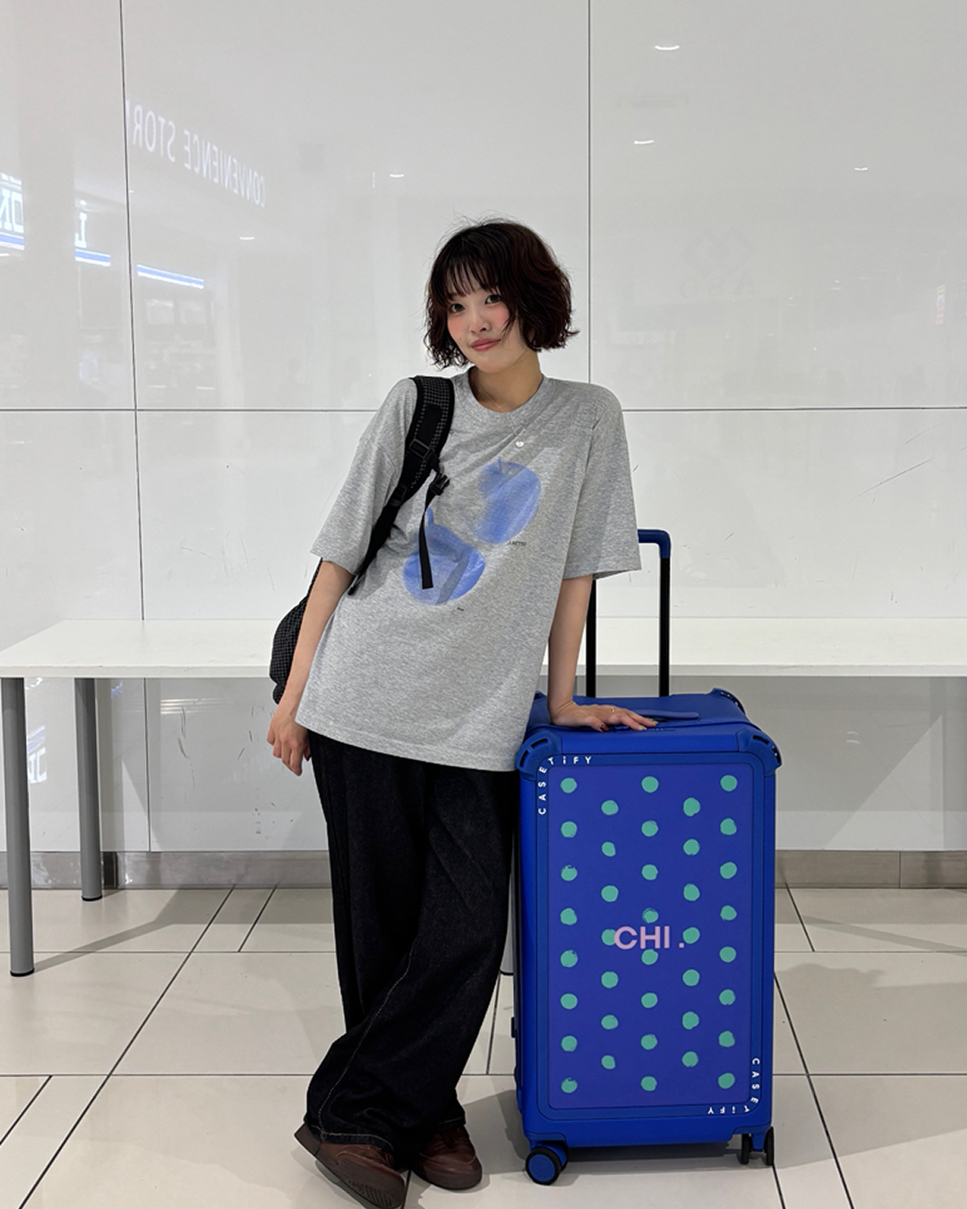 フルールグラフィックTシャツ PZ0107
