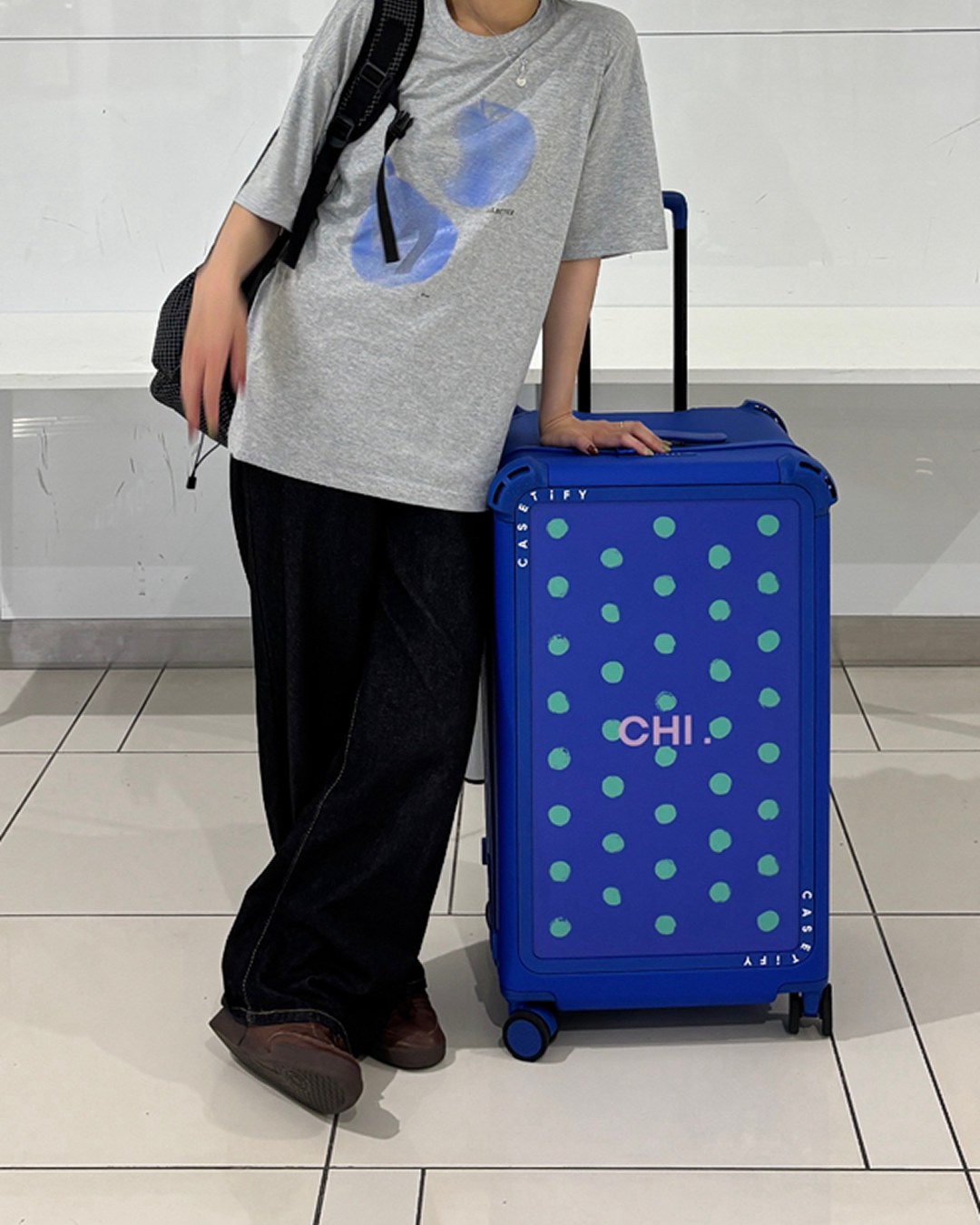 フルールグラフィックTシャツ PZ0107