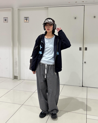バックデザインチェックパンツ
PZ0112