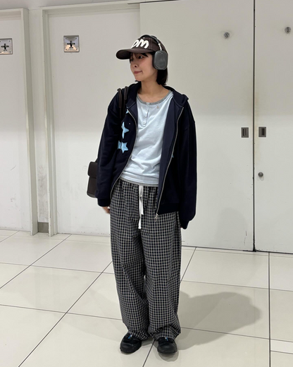 バックデザインチェックパンツ
PZ0112