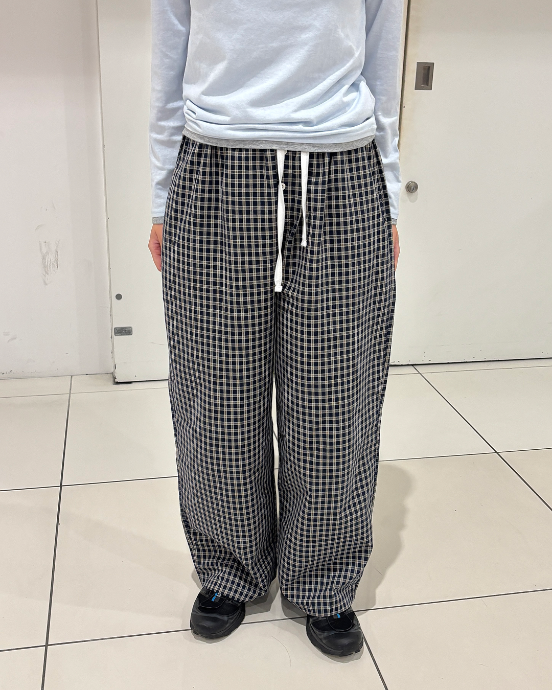 バックデザインチェックパンツ
PZ0112