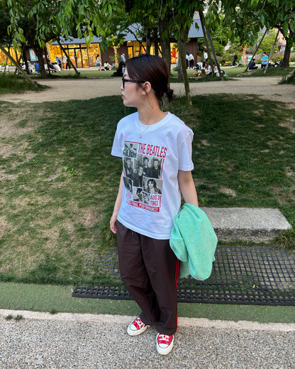 アメリカンレトロホワイトTシャツ
PZ0116