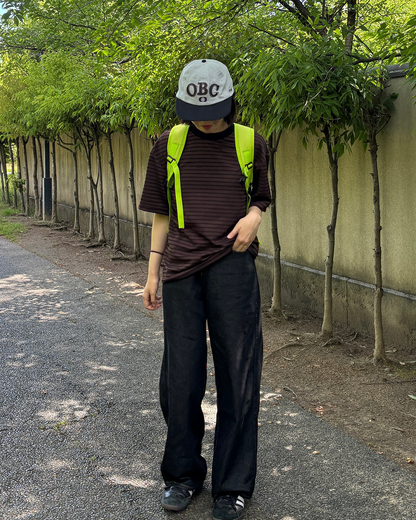 ワッフルストライプTシャツ PZ0124