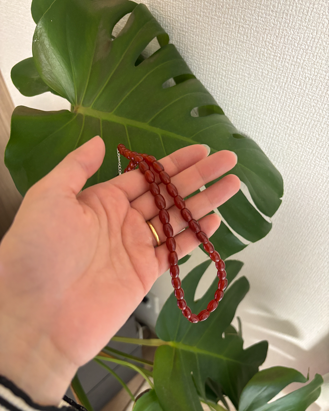 カーネリアン風ネックレス
PZ0120