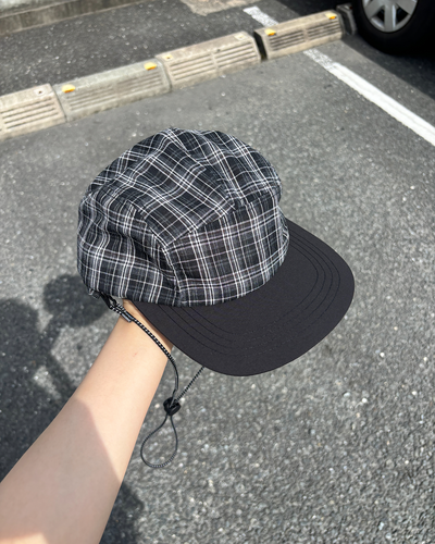 チェックストラップキャップ PZ0126