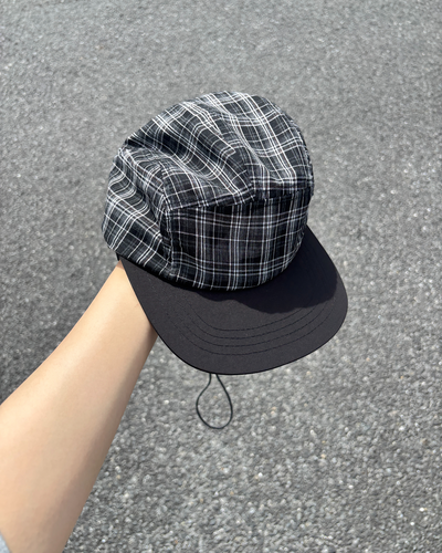 チェックストラップキャップ PZ0126