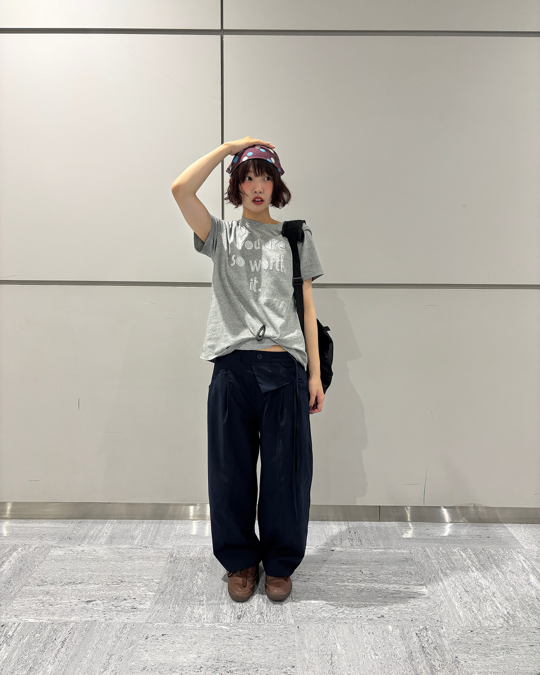 レイヤードウエストバルーンパンツ PZ0130