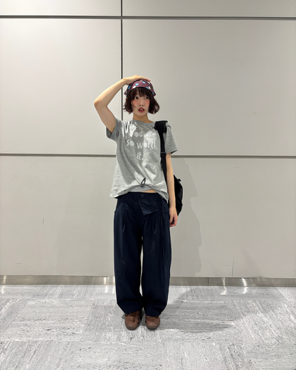 レイヤードウエストバルーンパンツ PZ0130