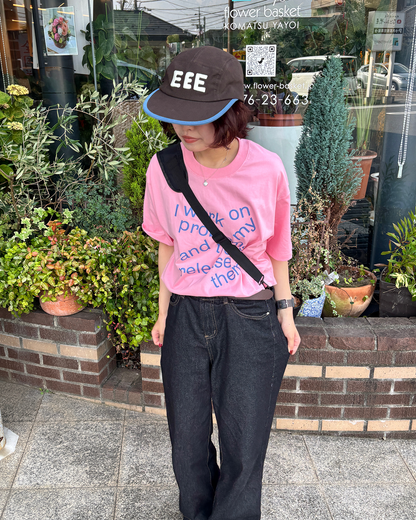 レタリンググラフィックTシャツ PZ0132