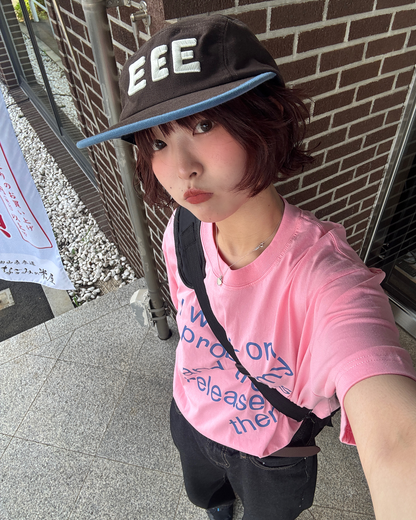 レタリンググラフィックTシャツ PZ0132