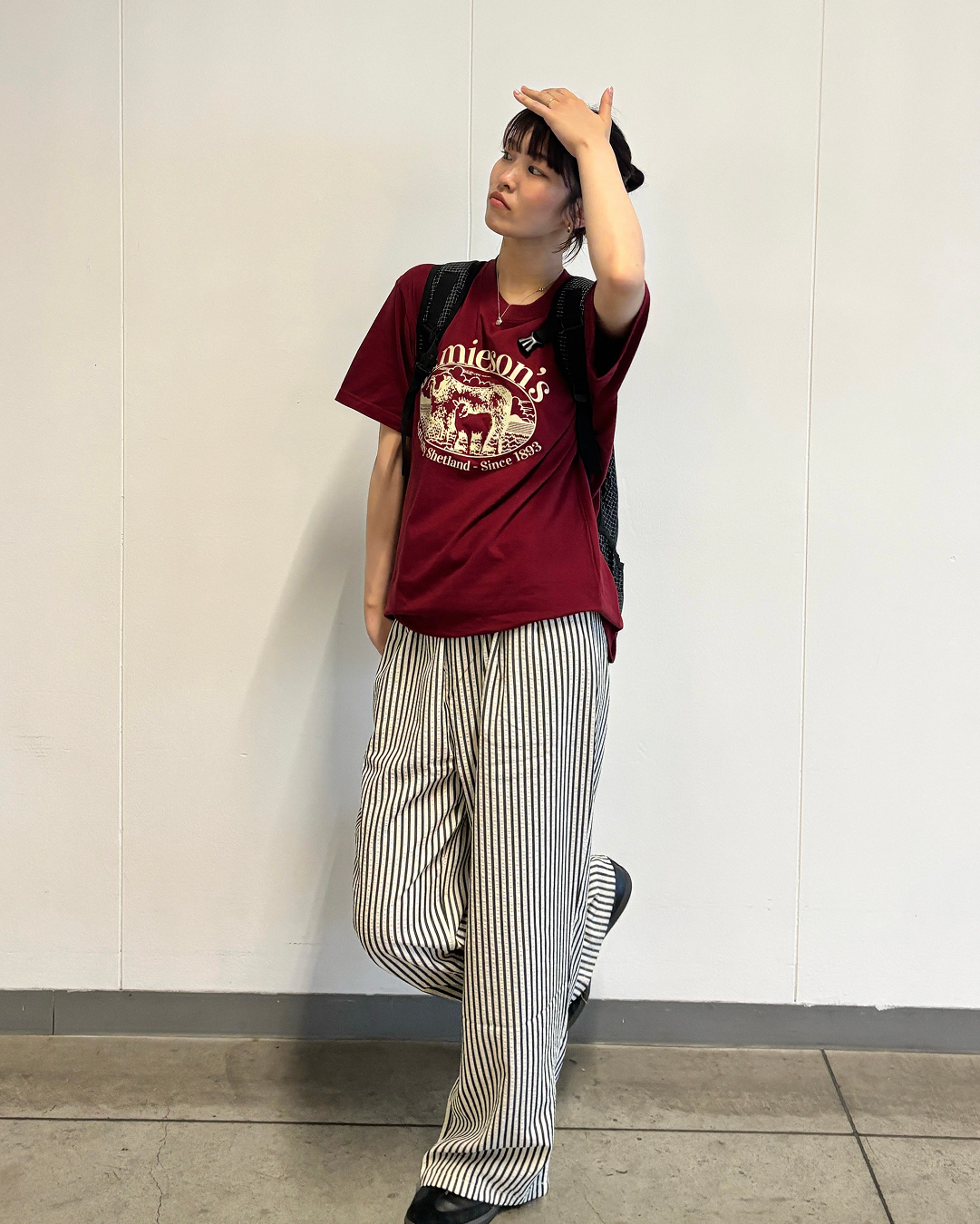 カレッジロゴアニマルプリントTシャツ PZ0134