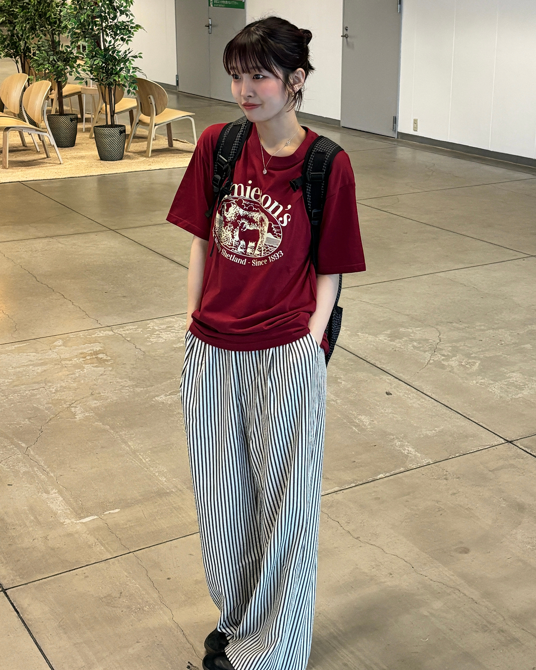 カレッジロゴアニマルプリントTシャツ PZ0134