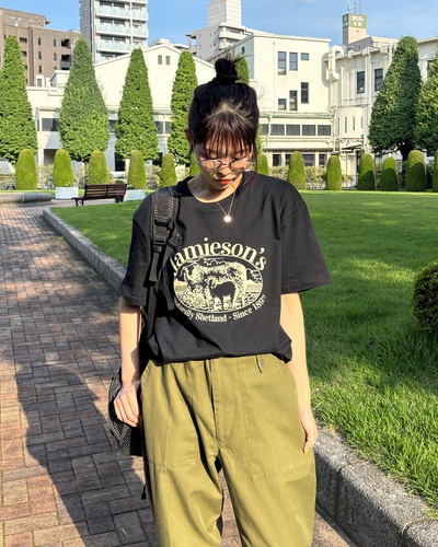カレッジロゴアニマルプリントTシャツ PZ0134