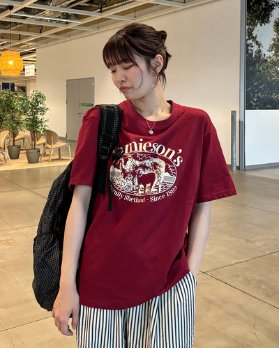 カレッジロゴアニマルプリントTシャツ PZ0134