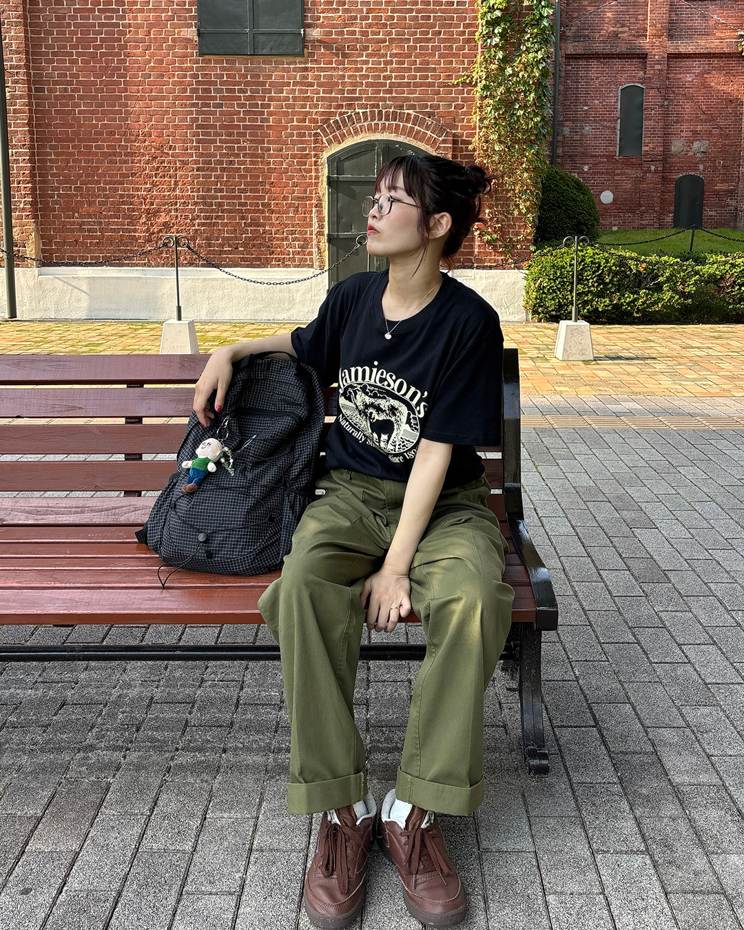 カレッジロゴアニマルプリントTシャツ PZ0134