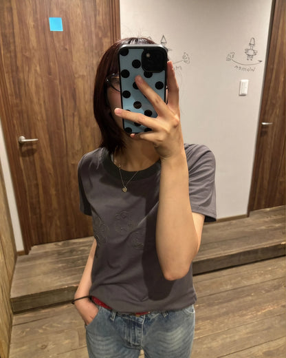 フラワーデザインスリムTシャツ PZ0161
