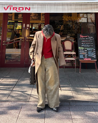 クロススタープリントデニムパンツ RG0050