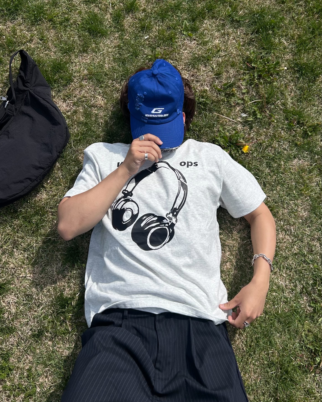 ポップヘッドフォンTシャツ RG1035