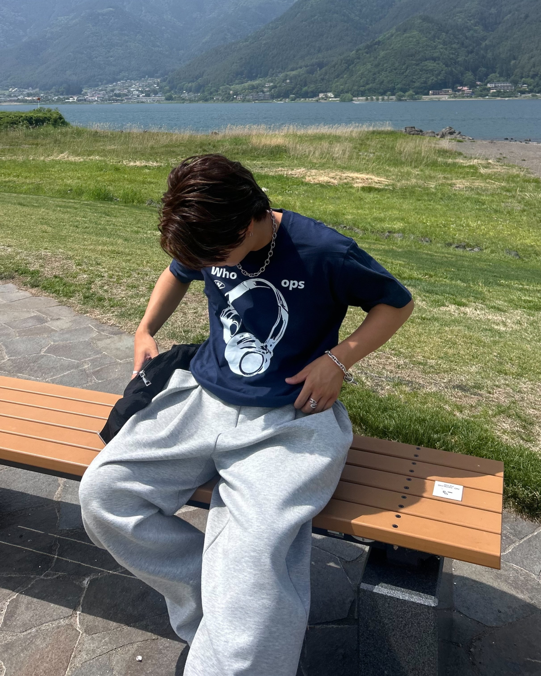ポップヘッドフォンTシャツ RG1035