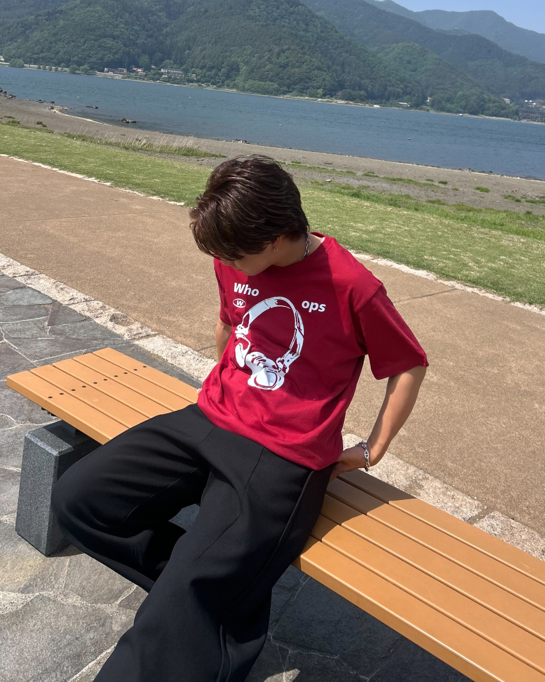 ポップヘッドフォンTシャツ RG1035